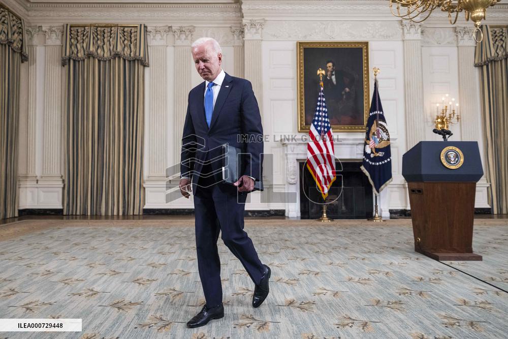 Biden speaks on American Rescue Plan from White House