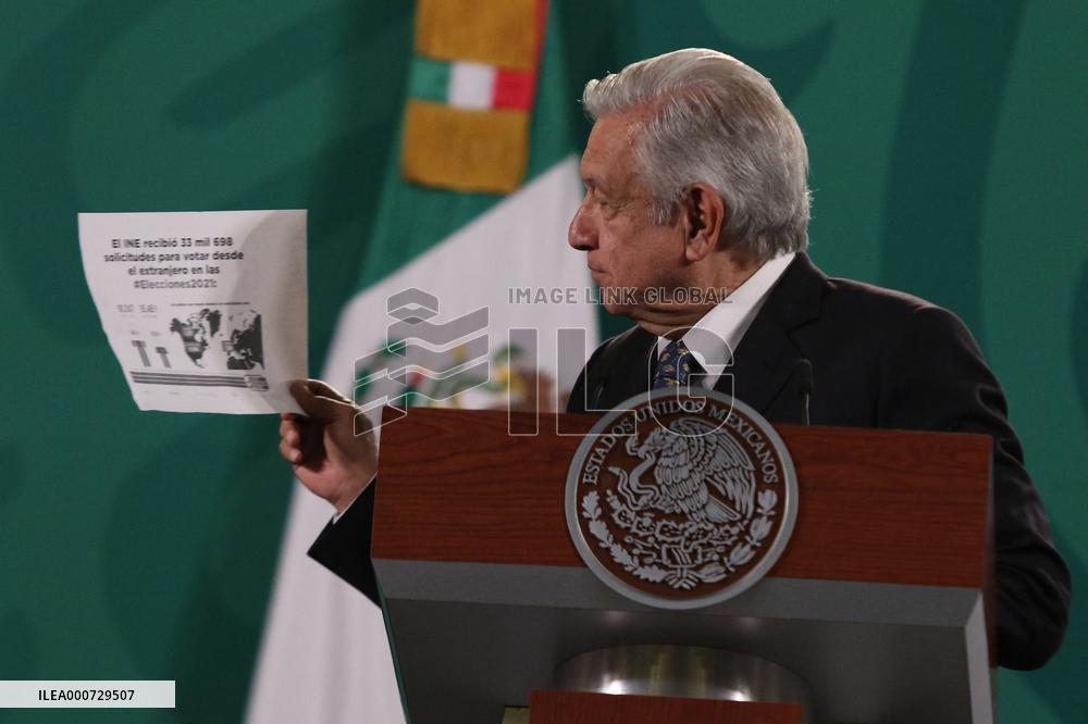 resident Lopez Obrador News Conference - Mexico City