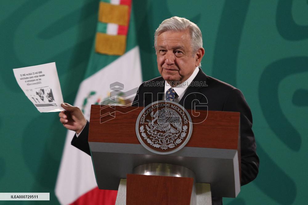 resident Lopez Obrador News Conference - Mexico City