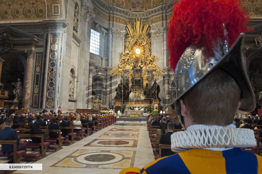 Holy Mass for the Swiss Guard - Vatican