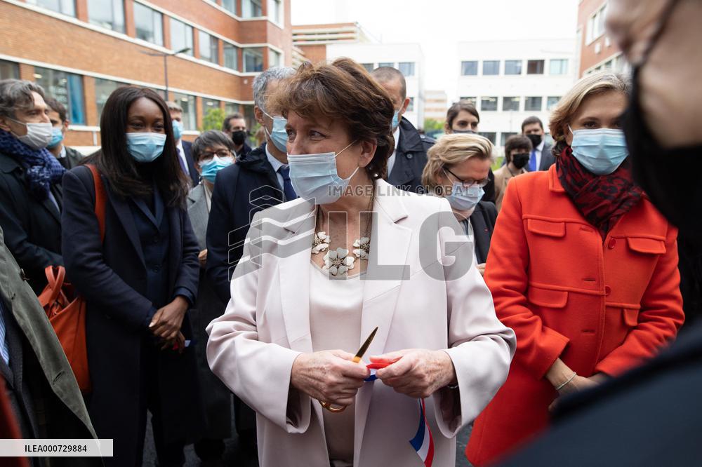 Roselyne Bachelot and Valerie Pecresse inaugurate the new FRAC building - Romainville