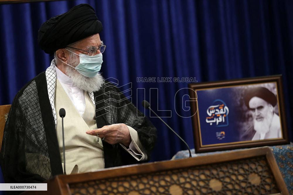 Ayatollah Khamenei Jerusalem Day - Tehran