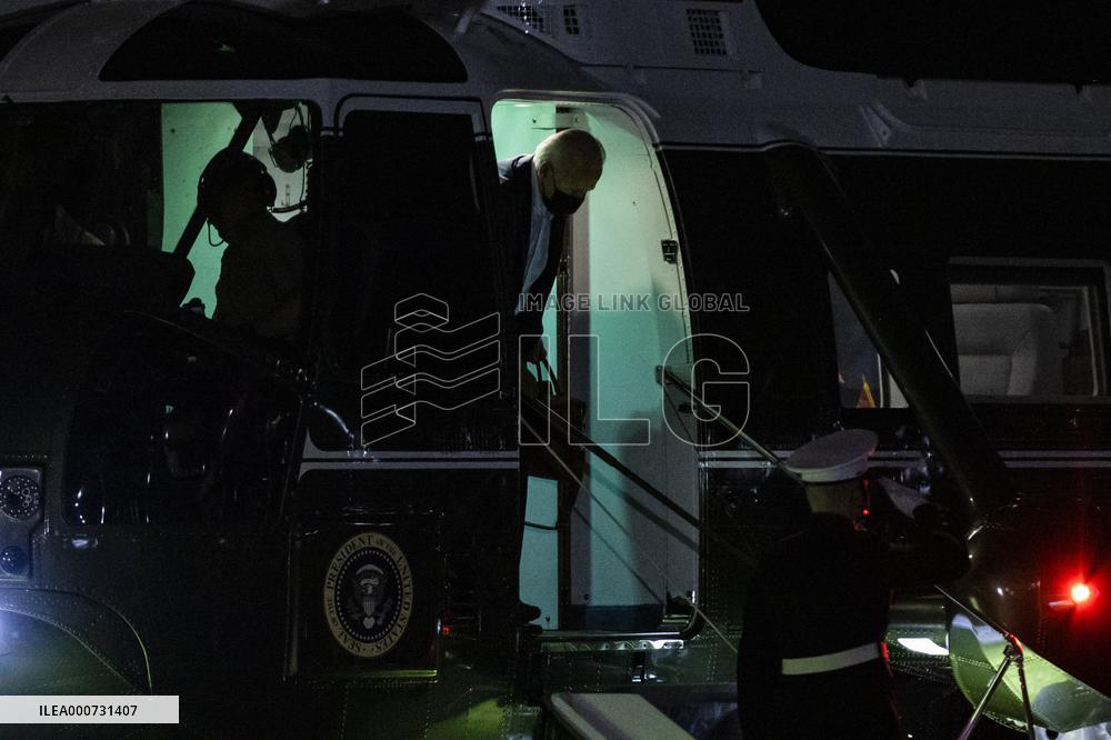 President Biden Returns To White House - DC