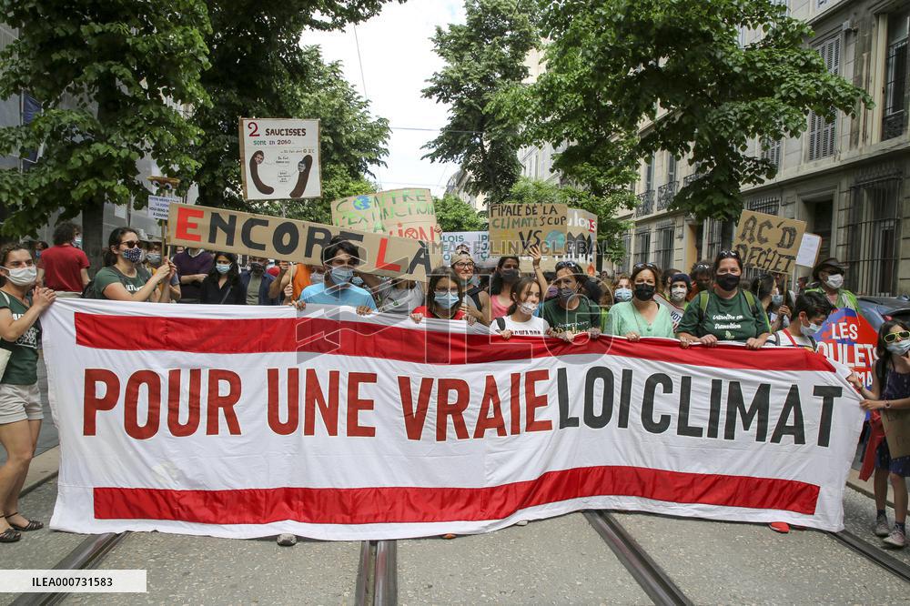March For A Real Climate Law - Marseille