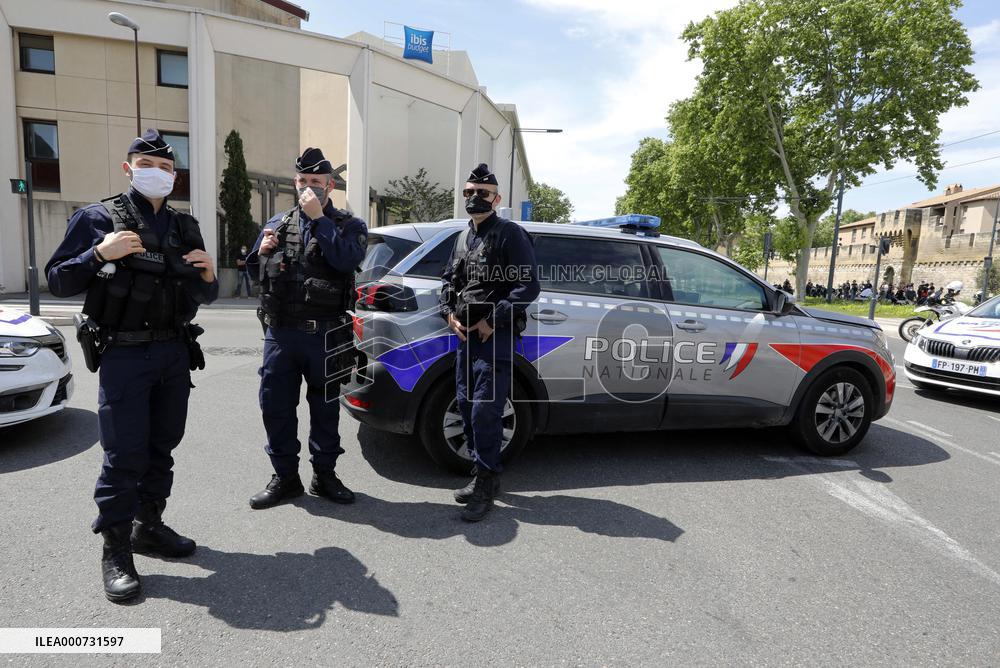 Police Research The Killer Of Police Officer - Avignon