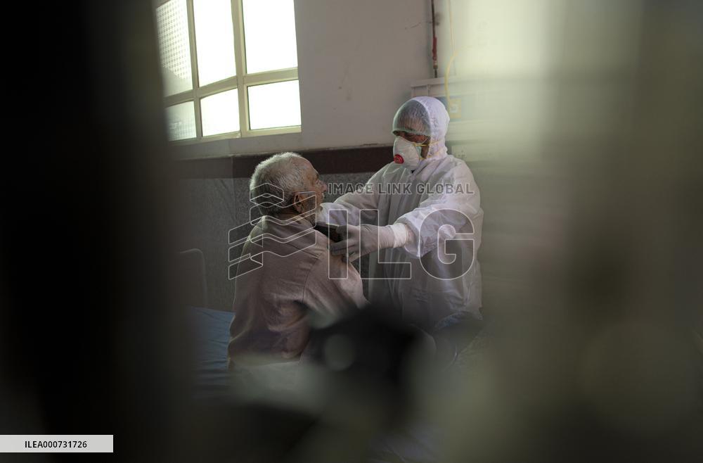 Covid Patients In Kashmir Hospital
