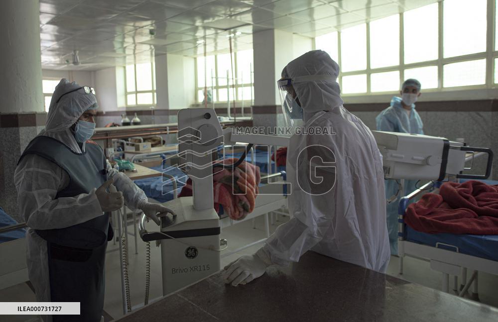 Covid Patients In Kashmir Hospital