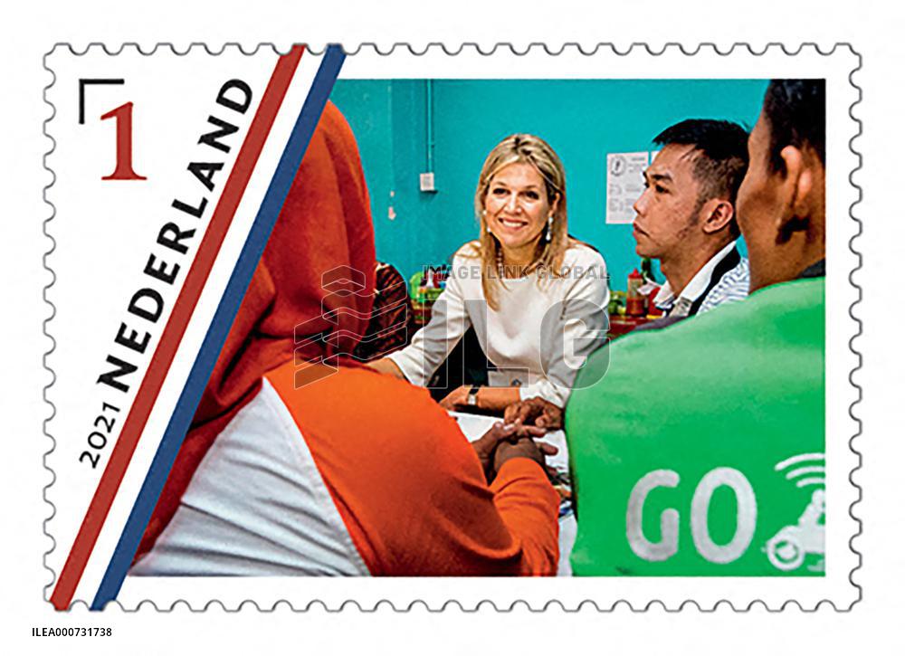 Special poststamps for the birthday of Queen Maxima
