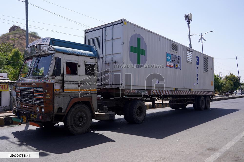 Oxygen Generation plant from UK arrived - India