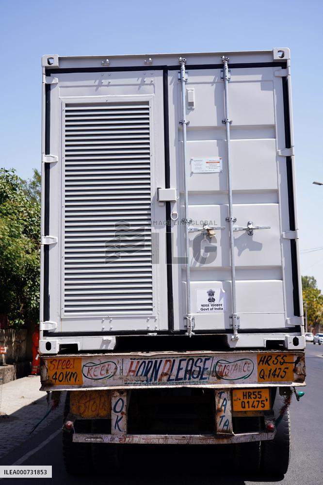 Oxygen Generation plant from UK arrived - India