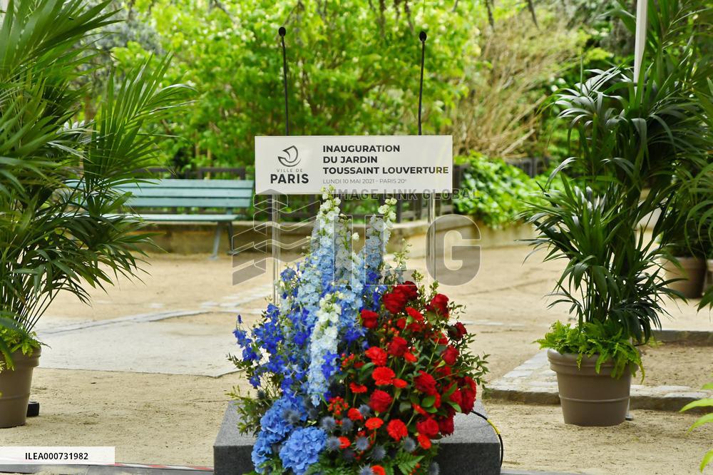 Inauguration of the Jardin Toussaint Louverture - Paris