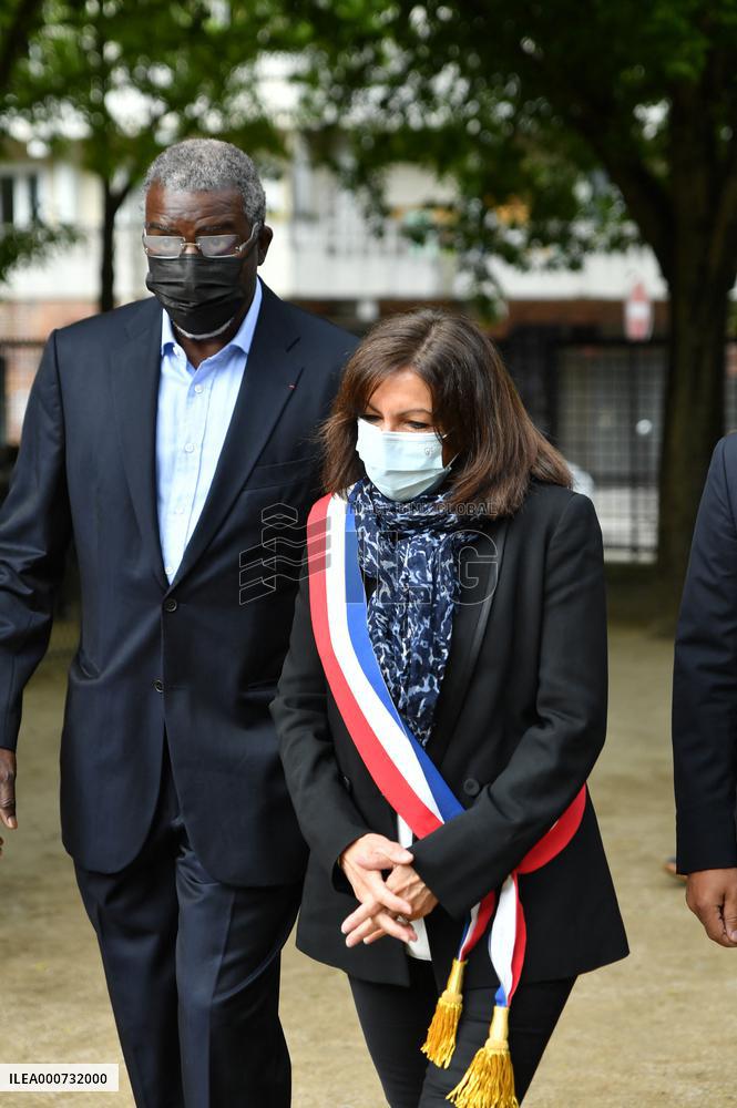 Inauguration of the Jardin Toussaint Louverture - Paris