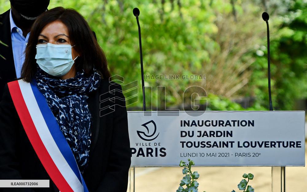 Inauguration of the Jardin Toussaint Louverture - Paris