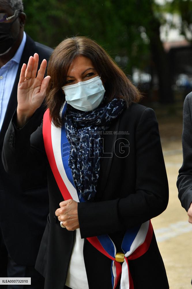 Inauguration of the Jardin Toussaint Louverture - Paris