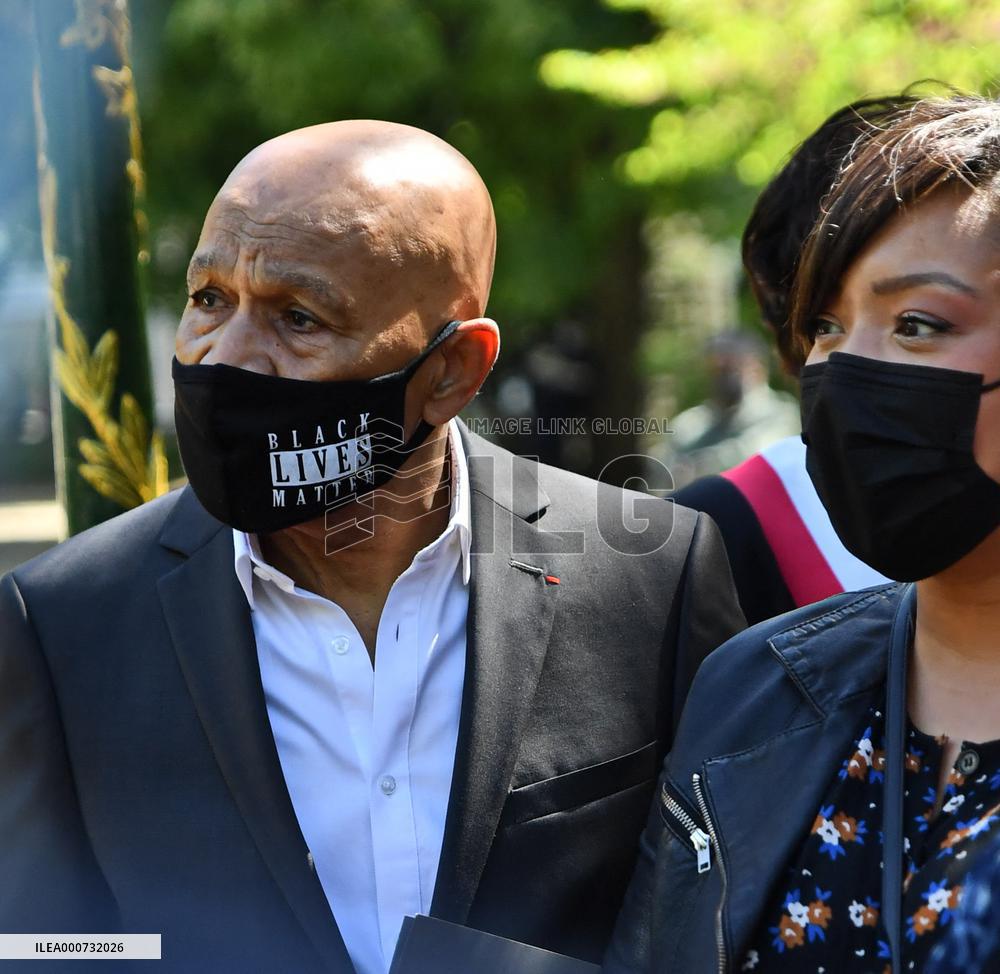 Inauguration of the Jardin Toussaint Louverture - Paris