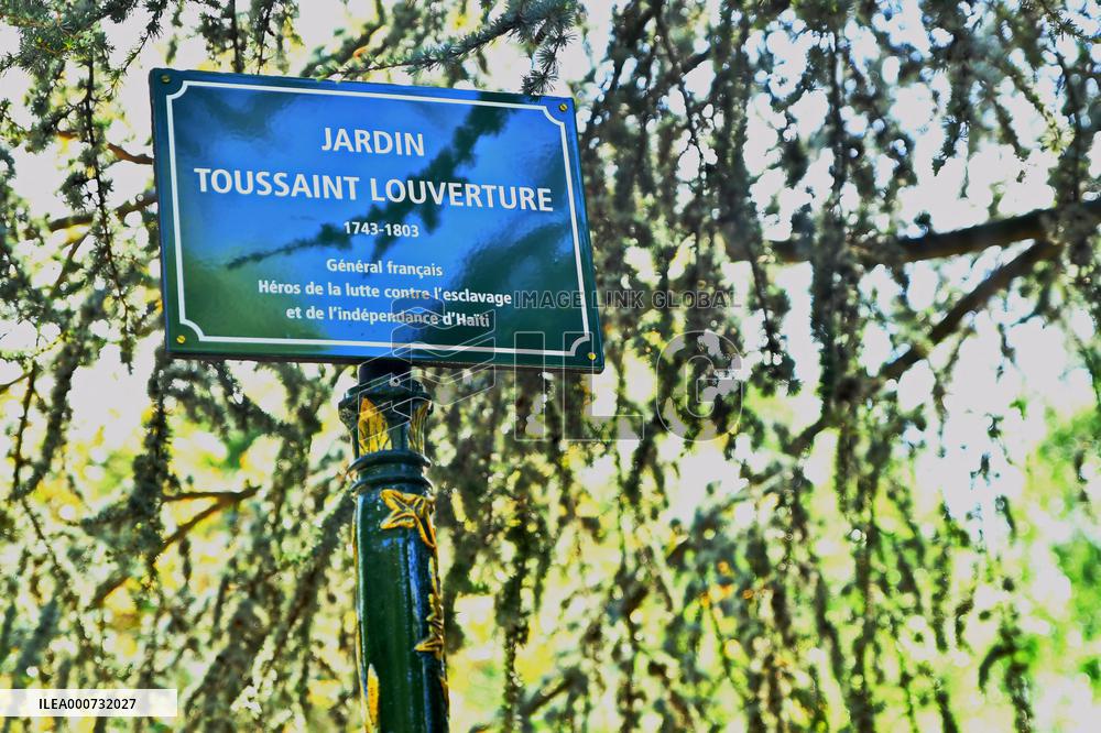 Inauguration of the Jardin Toussaint Louverture - Paris