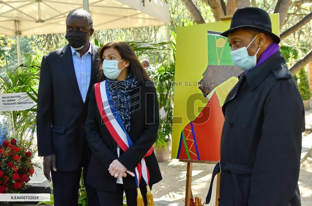 Inauguration of the Jardin Toussaint Louverture - Paris