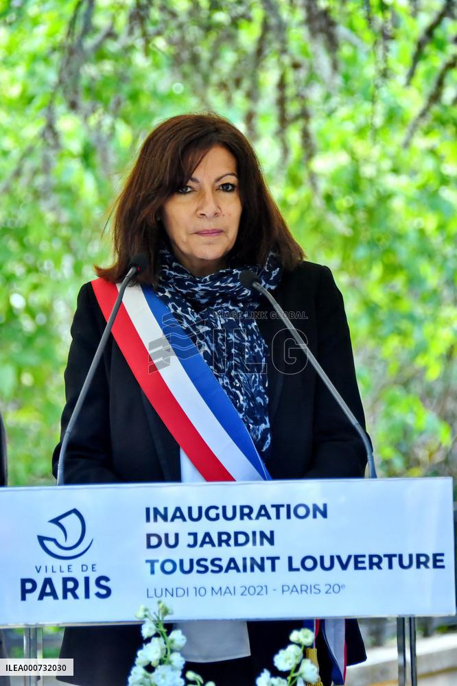 Inauguration of the Jardin Toussaint Louverture - Paris