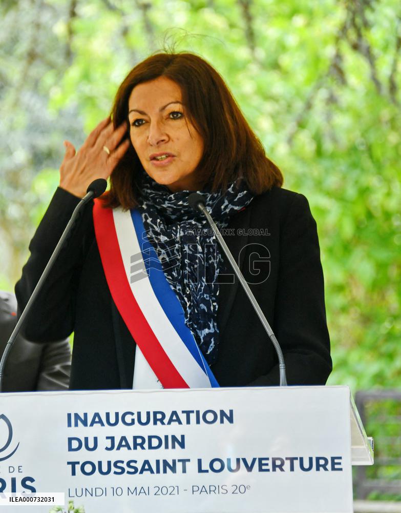 Inauguration of the Jardin Toussaint Louverture - Paris