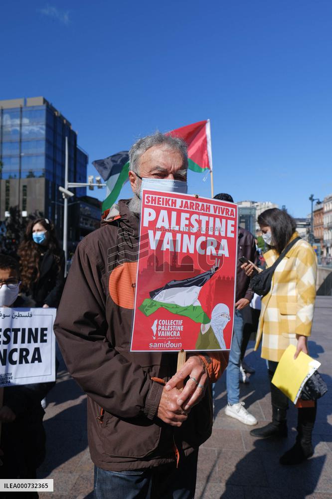 Pro-Palestinian Demonstration - Toulouse