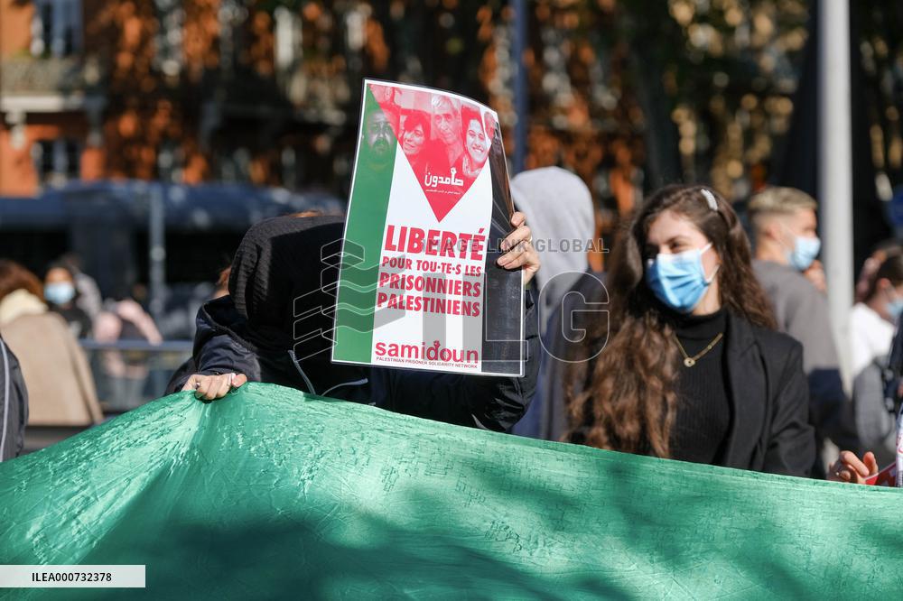 Pro-Palestinian Demonstration - Toulouse