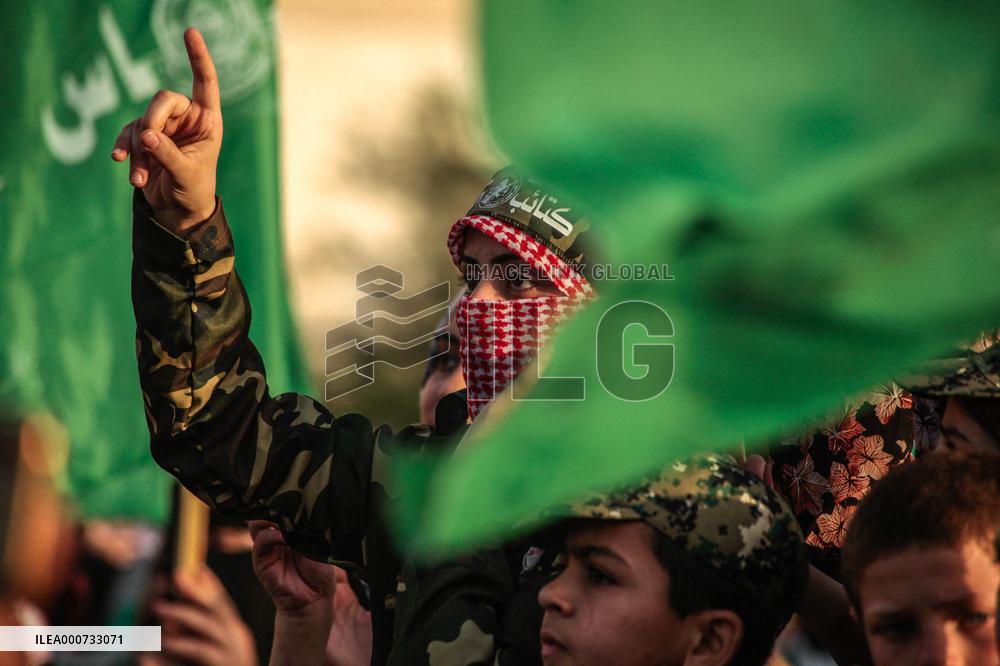 Al-Qassam Brigades Military Parade - Gaza