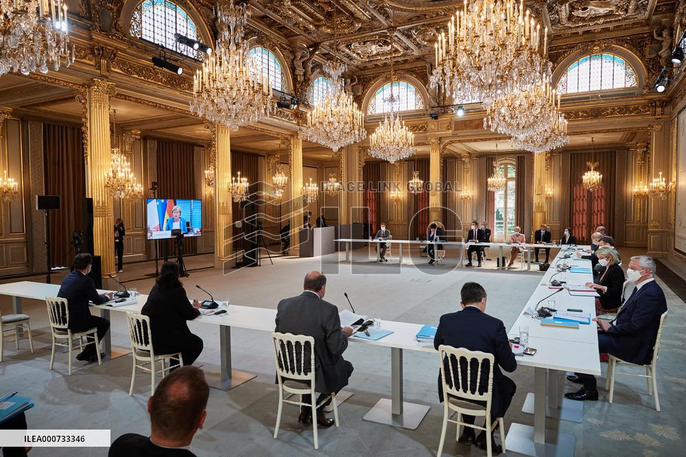 22nd German-French Ministerial Council Videoconference - Paris