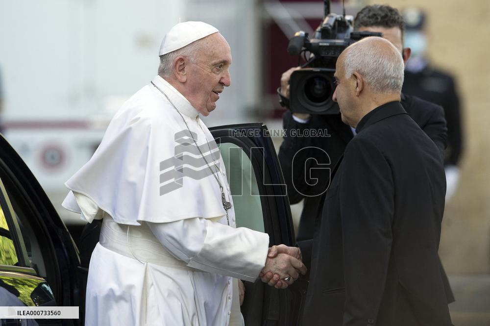 Pope Francis Leads A Prayer - Vatican