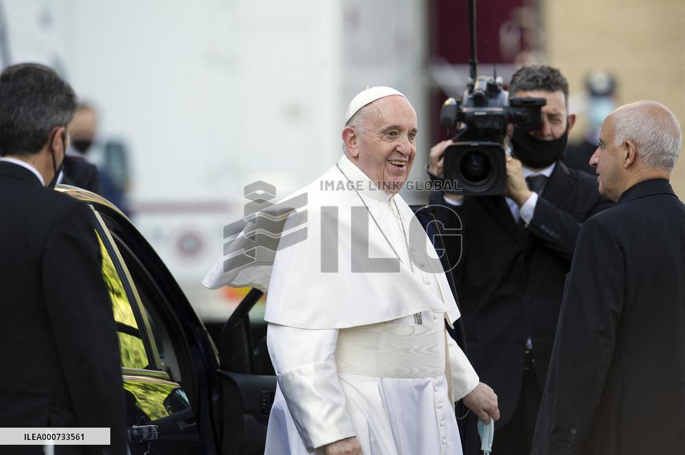Pope Francis Leads A Prayer - Vatican