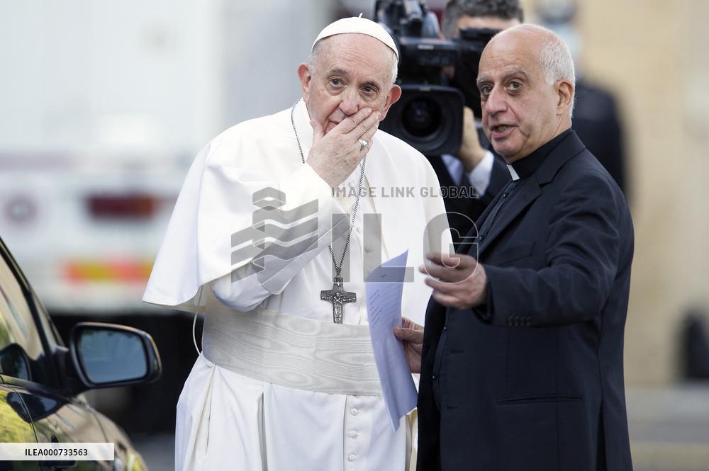 Pope Francis Leads A Prayer - Vatican
