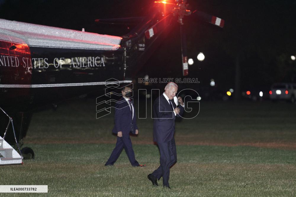 Joe Biden returns from Oklahoma - Washington