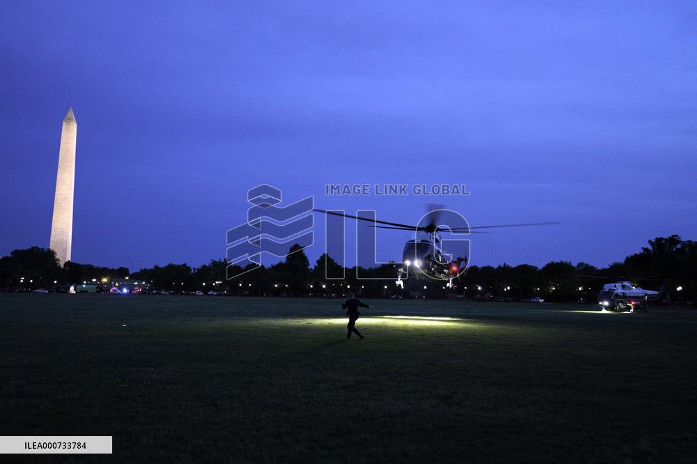 Joe Biden returns from Oklahoma - Washington