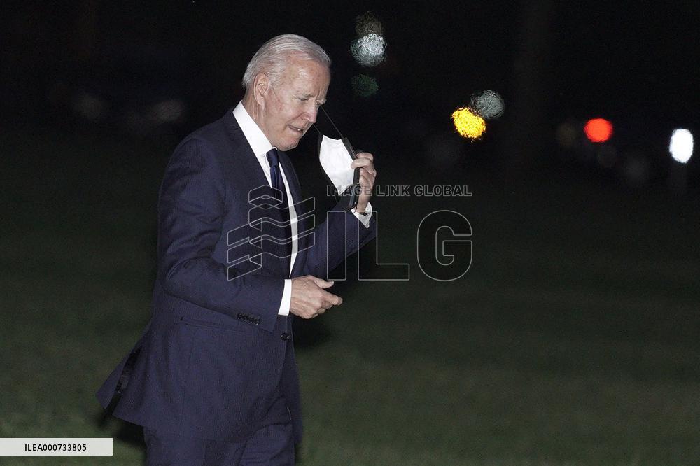 Joe Biden returns from Oklahoma - Washington