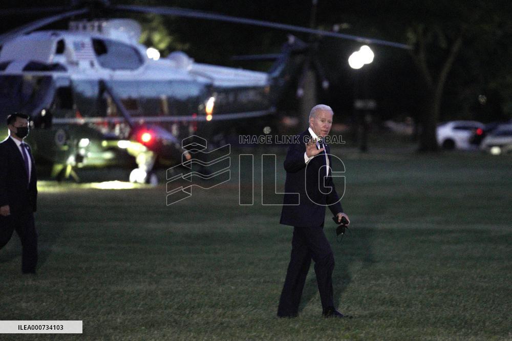 Joe Biden returns from Oklahoma - Washington