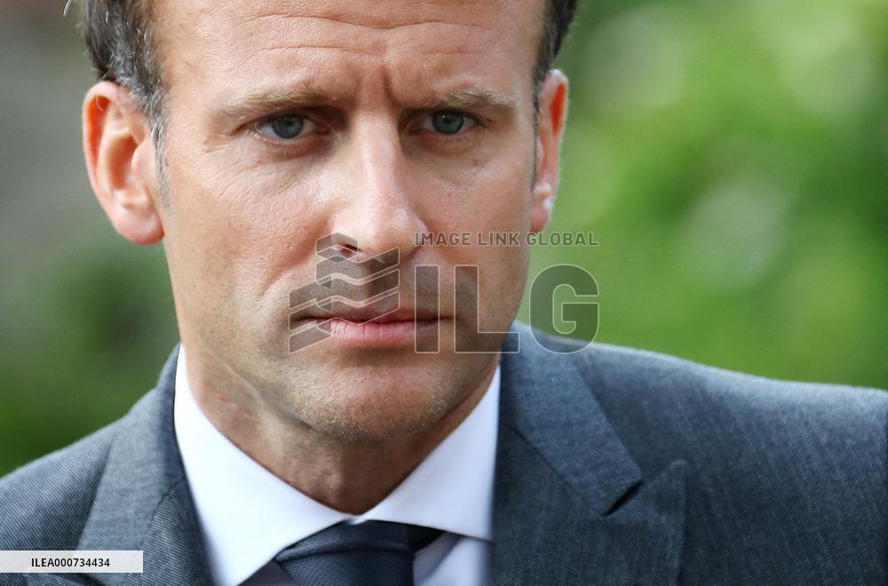 President Macron Visits Saint-Cirq-Lapopie