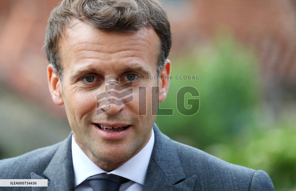 President Macron Visits Saint-Cirq-Lapopie