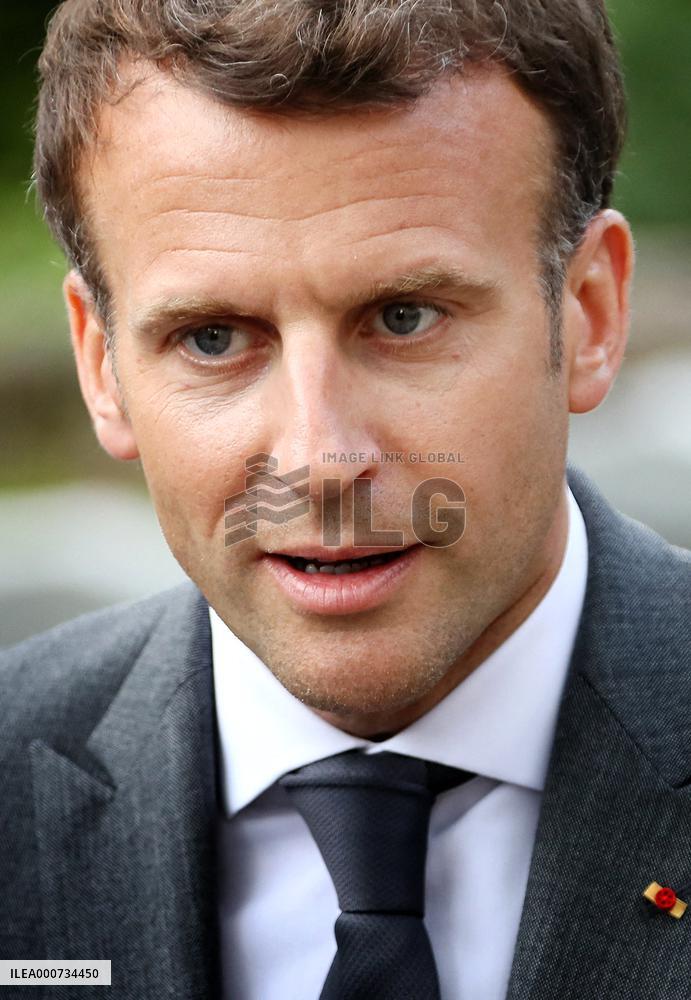 President Macron Visits Saint-Cirq-Lapopie