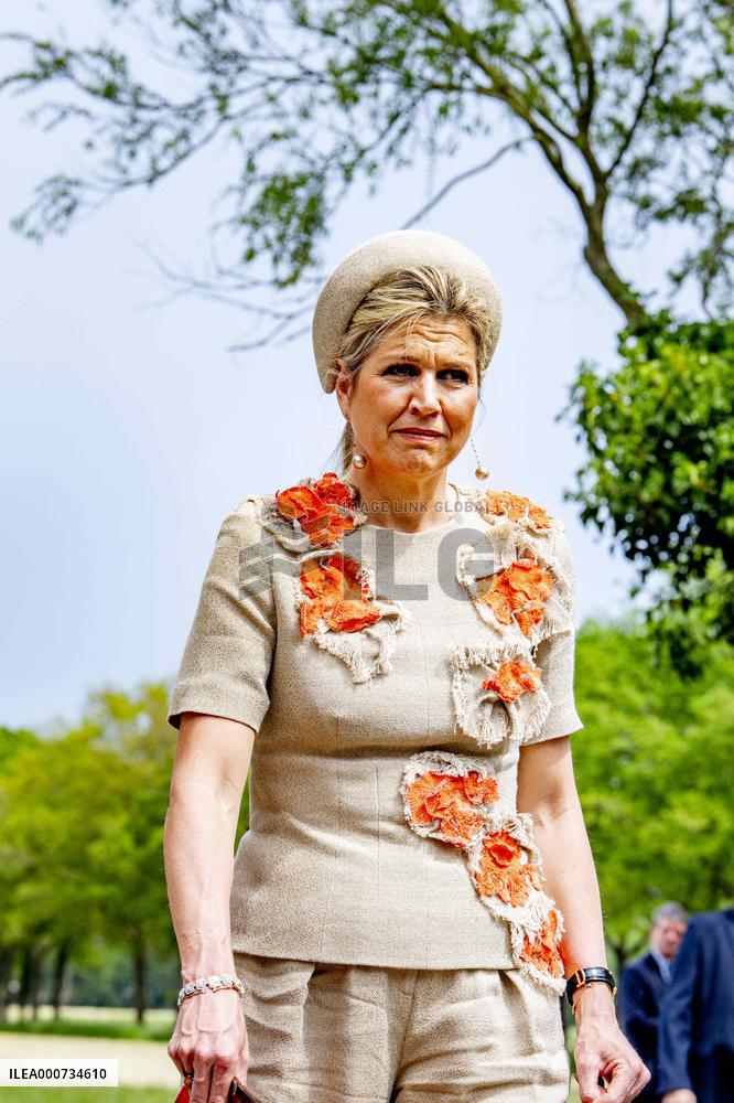 Queen Maxima Paid A Working Visit To A Dairy Farm - Lettele