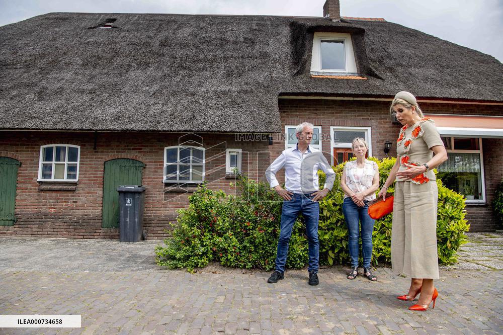 Queen Maxima Paid A Working Visit To A Dairy Farm - Lettele