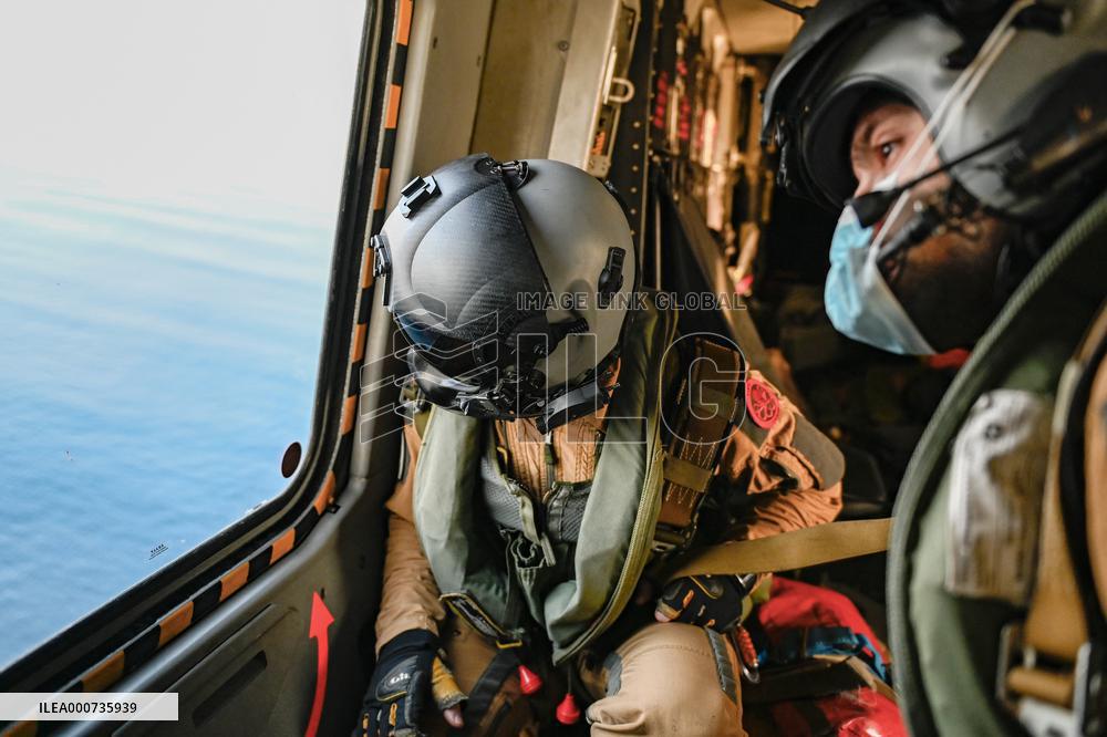 Jean Castex Aboard French Aircraft Carrier Charles-De-Gaulle - Toulon