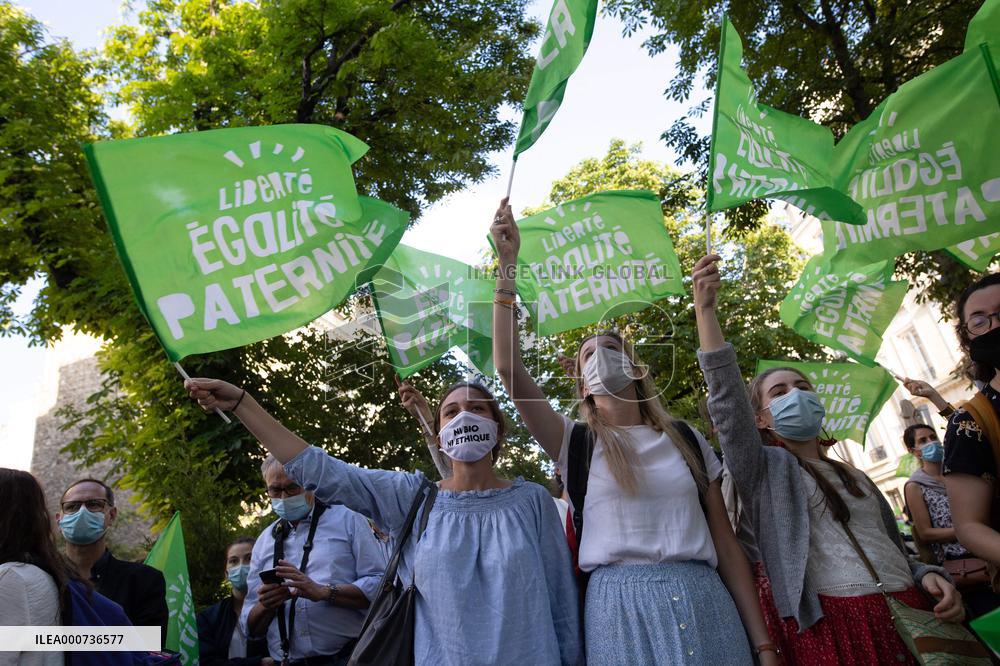 Manif Pour Tous Protest Against A Planed Bill On Bio-Ethic - Paris