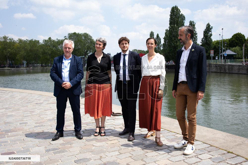 EELV press conference about the Regional Election - Paris