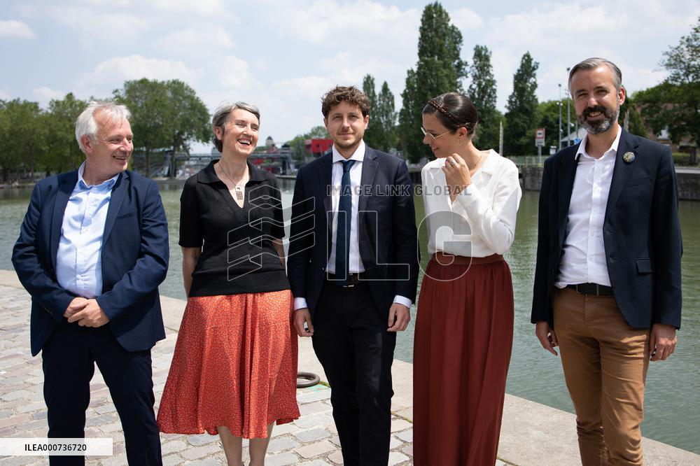 EELV press conference about the Regional Election - Paris