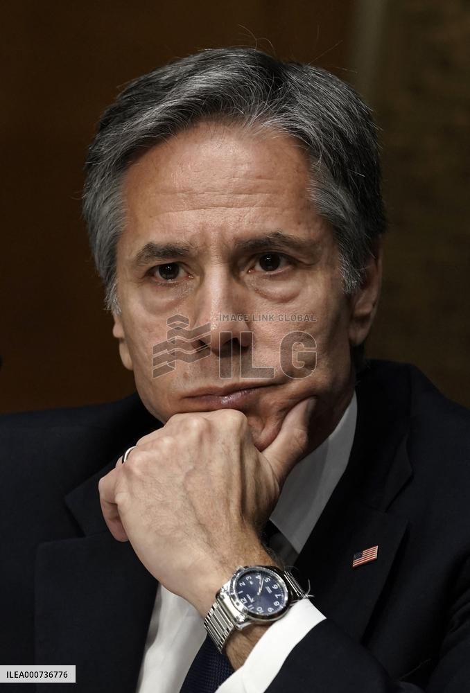 Antony Blinken testifies on Captiol Hill - Washington