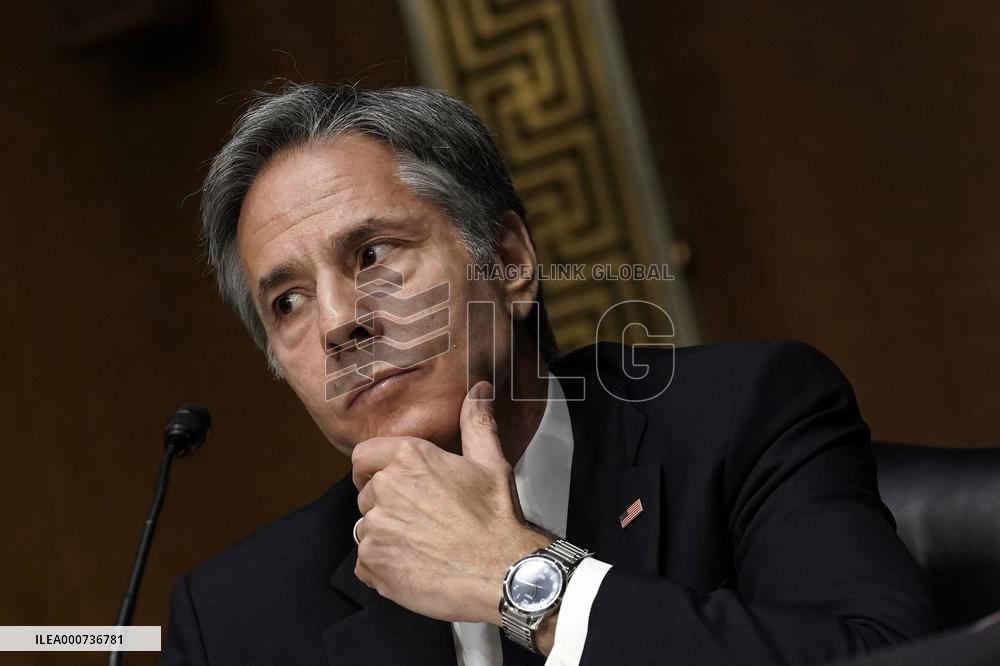 Antony Blinken testifies on Captiol Hill - Washington