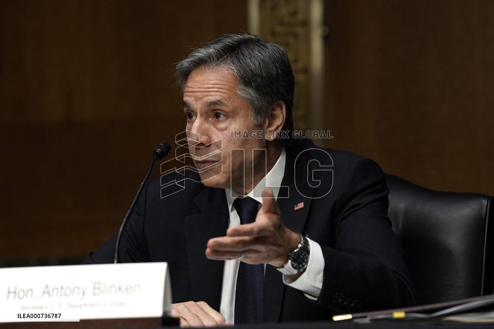 Antony Blinken testifies on Captiol Hill - Washington
