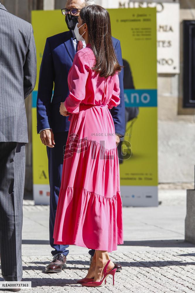 Royals At Luis García Berlanga Exhibition - Madrid