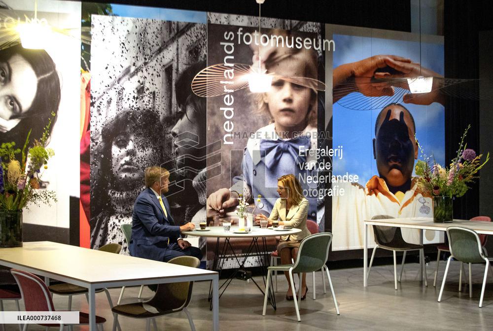 King Willem-Alexander Visits Nederlands Fotomuseum - Rotterdam