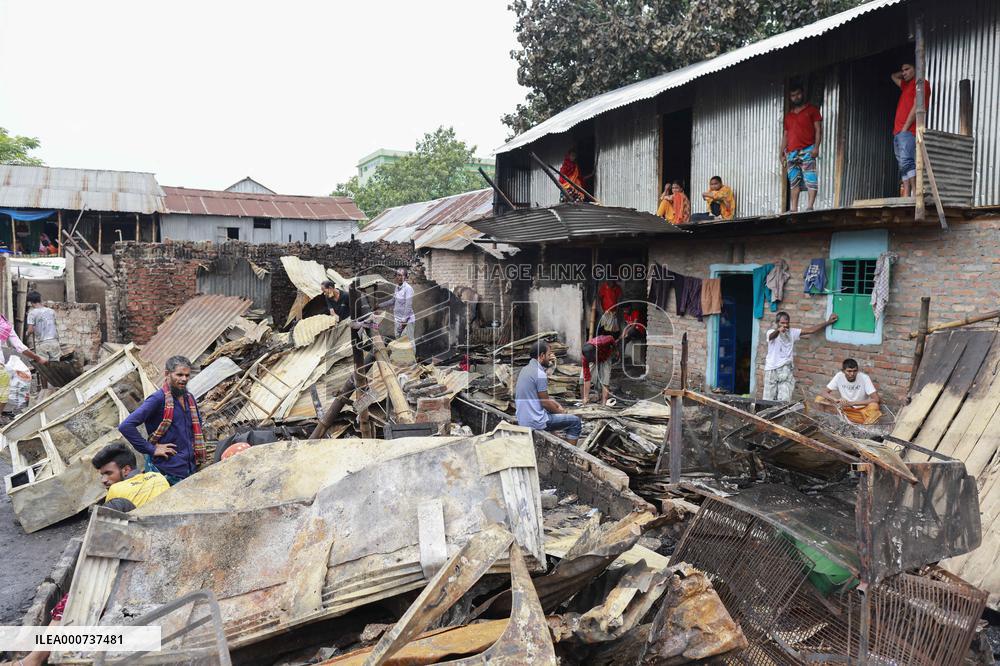 Aftermath: Slum Fire in Dhaka