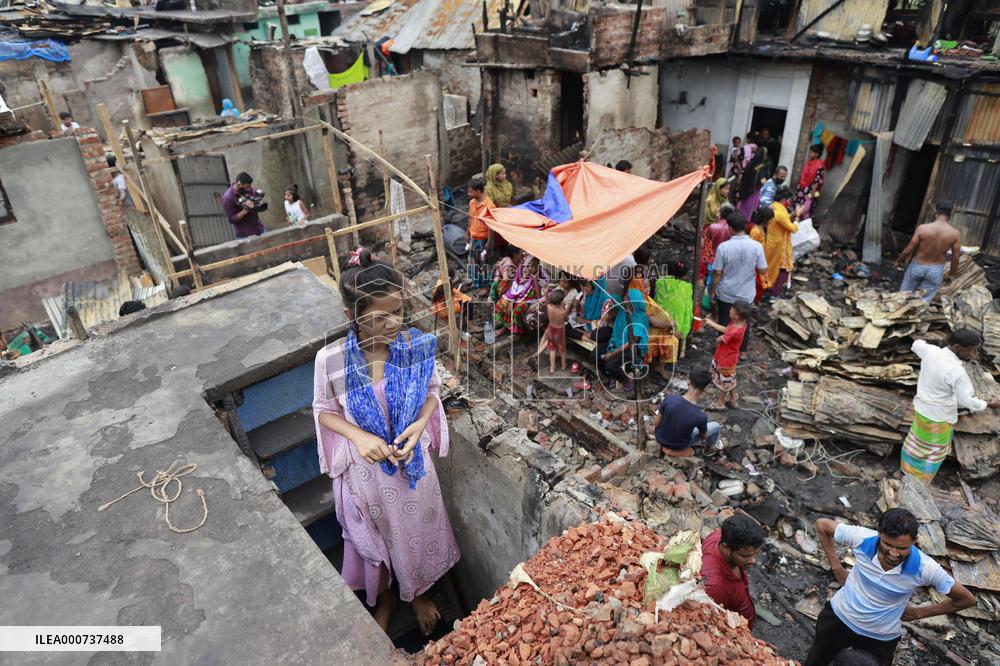 Aftermath: Slum Fire in Dhaka